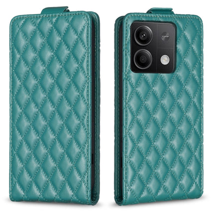 Diamond Lattice Vertical Flip Leather Phone Case, For Xiaomi Redmi Note 13 Pro 4G Global, For Xiaomi Poco M6 Pro 4G, For Xiaomi Redmi Note 13 4G Global, For Xiaomi Redmi Note 13