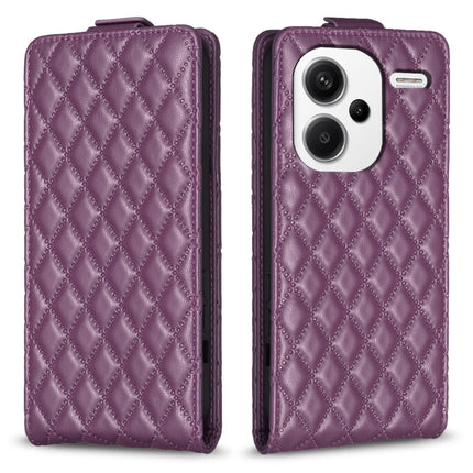 Diamond Lattice Vertical Flip Leather Phone Case, For Xiaomi Redmi 13C, For Xiaomi Redmi Note 13 Pro+ 5G, For Xiaomi Redmi Note 13 Pro 5G, For Xiaomi Redmi 12