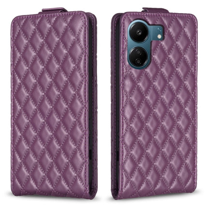 Diamond Lattice Vertical Flip Leather Phone Case, For Xiaomi Redmi 13C, For Xiaomi Redmi Note 13 Pro+ 5G, For Xiaomi Redmi Note 13 Pro 5G, For Xiaomi Redmi 12