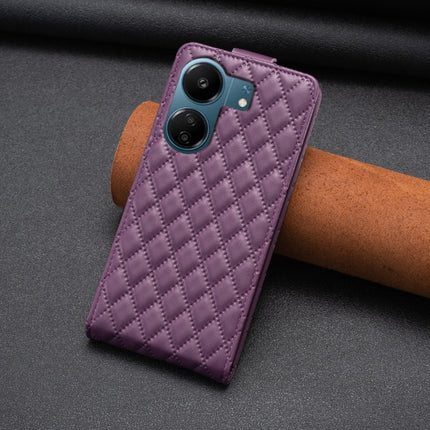 Diamond Lattice Vertical Flip Leather Phone Case, For Xiaomi Redmi 13C, For Xiaomi Redmi Note 13 Pro+ 5G, For Xiaomi Redmi Note 13 Pro 5G, For Xiaomi Redmi 12
