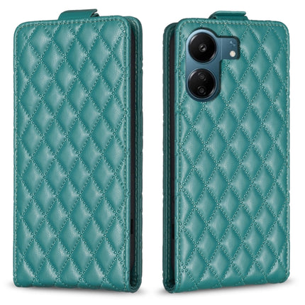 Diamond Lattice Vertical Flip Leather Phone Case, For Xiaomi Redmi 13C, For Xiaomi Redmi Note 13 Pro+ 5G, For Xiaomi Redmi Note 13 Pro 5G, For Xiaomi Redmi 12
