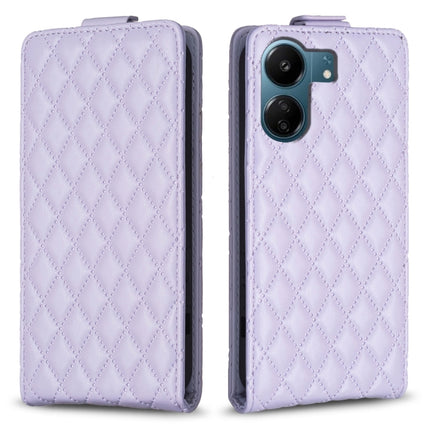 Diamond Lattice Vertical Flip Leather Phone Case, For Xiaomi Redmi 13C, For Xiaomi Redmi Note 13 Pro+ 5G, For Xiaomi Redmi Note 13 Pro 5G, For Xiaomi Redmi 12