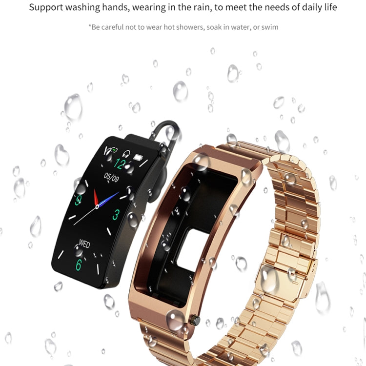 K13S 1.14 inch TFT Screen Silicone Strap Smart Calling Bracelet Supports Sleep Management/Blood Oxygen Monitoring