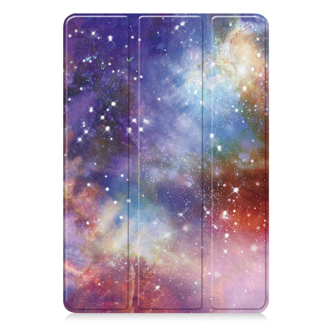 Custer Painted 3-Fold Holder Smart Leather Tablet Case, For Huawei MatePad 11.5 2023