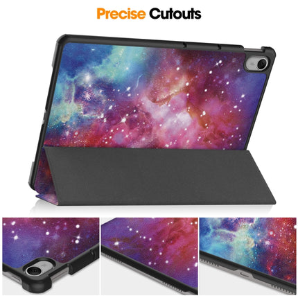 Custer Painted 3-Fold Holder Smart Leather Tablet Case, For Huawei MatePad 11.5 2023