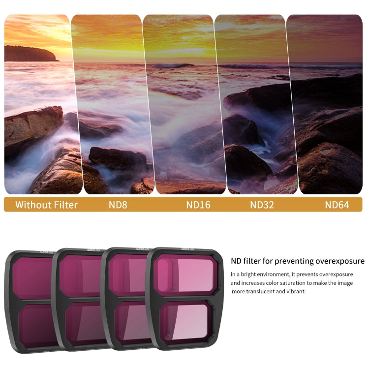 Filtro de lente para dron STARTRC, para DJI Air 3 UV, para DJI Air 3 4 en 1 ND8/16/32/64, para DJI Air 3 Star, para DJI Air 3 NIGHT, para DJI Air 3 6 en 1 ND8/16/32/64 UV CPL, para DJI Air 3 CPL