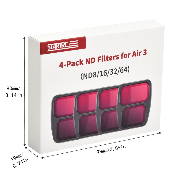 Filtro de lente para dron STARTRC, para DJI Air 3 UV, para DJI Air 3 4 en 1 ND8/16/32/64, para DJI Air 3 Star, para DJI Air 3 NIGHT, para DJI Air 3 6 en 1 ND8/16/32/64 UV CPL, para DJI Air 3 CPL