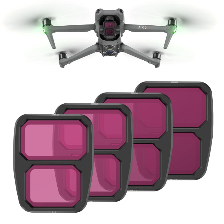 Filtro de lente para dron STARTRC, para DJI Air 3 UV, para DJI Air 3 4 en 1 ND8/16/32/64, para DJI Air 3 Star, para DJI Air 3 NIGHT, para DJI Air 3 6 en 1 ND8/16/32/64 UV CPL, para DJI Air 3 CPL