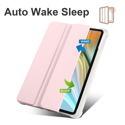 3-folding Transparent TPU Smart Leather Tablet Case, For Honor Pad 8, For Honor MagicPad 13 inch