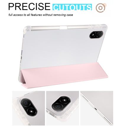 3-folding Transparent TPU Smart Leather Tablet Case, For Honor Pad V8 Pro, For Honor Pad X8 Pro / Pad X9