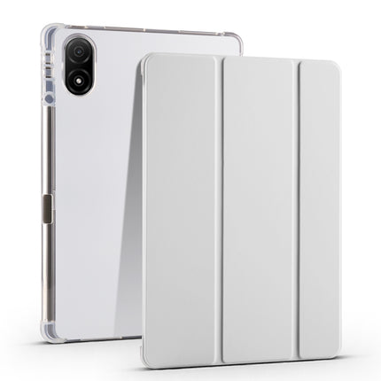3-folding Transparent TPU Smart Leather Tablet Case, For Honor Pad V8 Pro, For Honor Pad X8 Pro / Pad X9