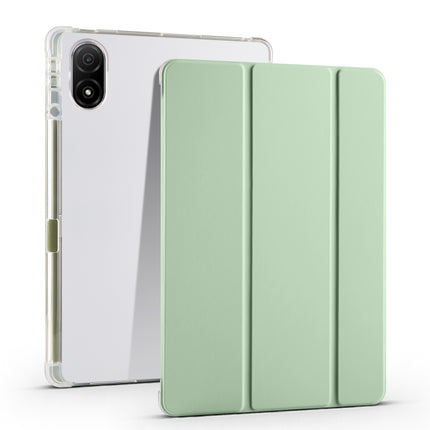 3-folding Transparent TPU Smart Leather Tablet Case, For Honor Pad V8 Pro, For Honor Pad X8 Pro / Pad X9