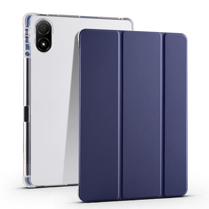3-folding Transparent TPU Smart Leather Tablet Case, For Honor Pad V8 Pro, For Honor Pad X8 Pro / Pad X9