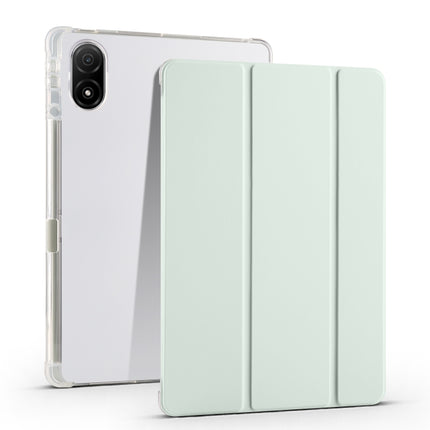3-folding Transparent TPU Smart Leather Tablet Case, For Honor Pad V8 Pro, For Honor Pad X8 Pro / Pad X9
