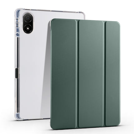 3-folding Transparent TPU Smart Leather Tablet Case, For Honor Pad V8 Pro, For Honor Pad X8 Pro / Pad X9