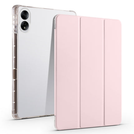 3-folding Transparent TPU Smart Leather Tablet Case, For Honor Pad 8, For Honor MagicPad 13 inch