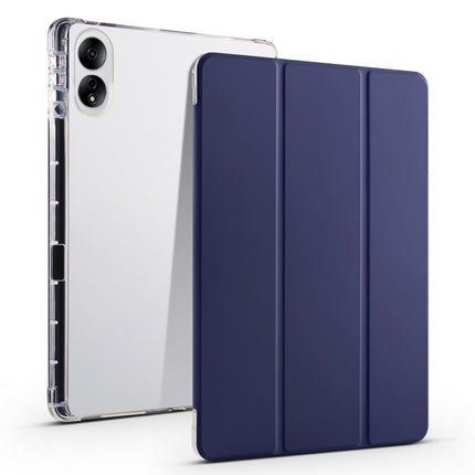 3-folding Transparent TPU Smart Leather Tablet Case, For Honor Pad 8, For Honor MagicPad 13 inch