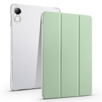3-folding Transparent TPU Smart Leather Tablet Case, For Honor Pad V8 Pro, For Honor Pad X8 Pro / Pad X9