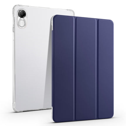 3-folding Transparent TPU Smart Leather Tablet Case, For Honor Pad V8 Pro, For Honor Pad X8 Pro / Pad X9