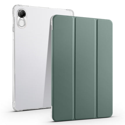 3-folding Transparent TPU Smart Leather Tablet Case, For Honor Pad V8 Pro, For Honor Pad X8 Pro / Pad X9