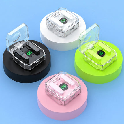 K30 Transparent Capsule Digital Display Touch Control Bluetooth Earphones, K30