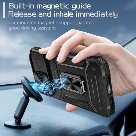 Camshield Robot TPU Hybrid PC Phone Case, For iPhone 15 Pro Max, For iPhone 15 Pro, For iPhone 15 Plus, For iPhone 15