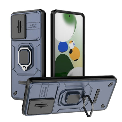 Sliding Camshield TPU + PC Shockproof Phone Case with Holder, For Xiaomi Redmi Note 12 Pro+ 5G Global, For Xiaomi Redmi Note 12 Pro 5G Global, For Xiaomi Redmi Note 12 5G Global, For Xiaomi Redmi K60 Ultra 5G