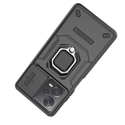 Sliding Camshield TPU + PC Shockproof Phone Case with Holder, For Xiaomi Redmi Note 12 Pro+ 5G Global, For Xiaomi Redmi Note 12 Pro 5G Global, For Xiaomi Redmi Note 12 5G Global, For Xiaomi Redmi K60 Ultra 5G