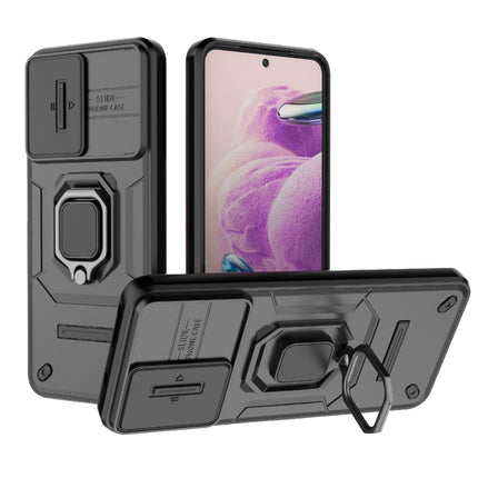 Sliding Camshield TPU + PC Shockproof Phone Case with Holder, For Xiaomi Redmi K70 5G, For Xiaomi Redmi Note 12S 4G Global, For Xiaomi Redmi Note 12 4G Global, For Xiaomi Redmi Note 12 Turbo 5G