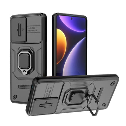 Sliding Camshield TPU + PC Shockproof Phone Case with Holder, For Xiaomi Redmi K70 5G, For Xiaomi Redmi Note 12S 4G Global, For Xiaomi Redmi Note 12 4G Global, For Xiaomi Redmi Note 12 Turbo 5G