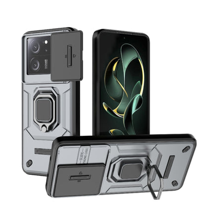 Sliding Camshield TPU + PC Shockproof Phone Case with Holder, For Xiaomi Redmi Note 12 Pro+ 5G Global, For Xiaomi Redmi Note 12 Pro 5G Global, For Xiaomi Redmi Note 12 5G Global, For Xiaomi Redmi K60 Ultra 5G