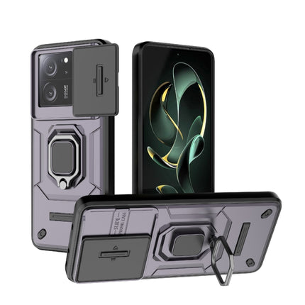 Sliding Camshield TPU + PC Shockproof Phone Case with Holder, For Xiaomi Redmi Note 12 Pro+ 5G Global, For Xiaomi Redmi Note 12 Pro 5G Global, For Xiaomi Redmi Note 12 5G Global, For Xiaomi Redmi K60 Ultra 5G