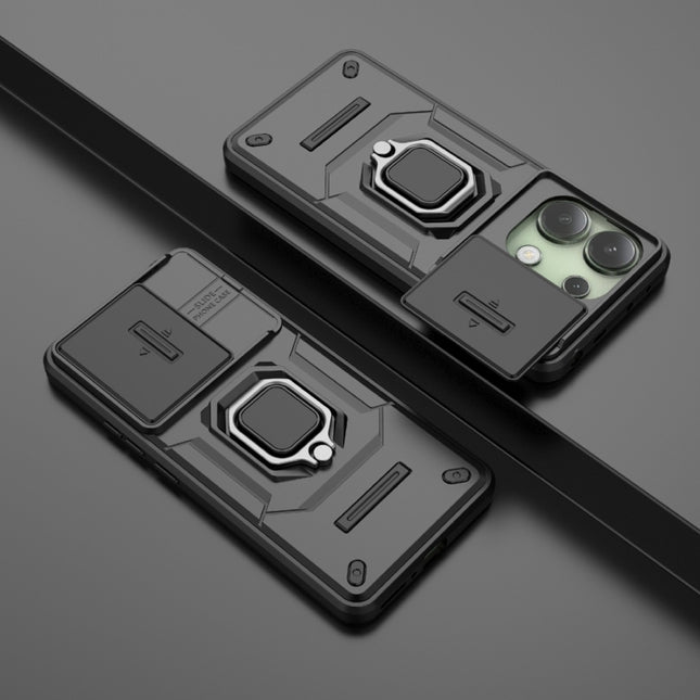 Sliding Camshield TPU + PC Shockproof Phone Case with Holder, For Xiaomi Redmi Note 13 4G Global, For Xiaomi Redmi K70E 5G, For Xiaomi Redmi Note 13R Pro 5G, For Xiaomi 14 Ultra