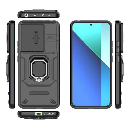 Sliding Camshield TPU + PC Shockproof Phone Case with Holder, For Xiaomi Redmi Note 13 4G Global, For Xiaomi Redmi K70E 5G, For Xiaomi Redmi Note 13R Pro 5G, For Xiaomi 14 Ultra