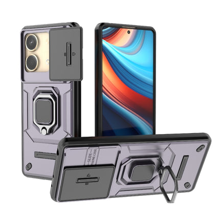 Sliding Camshield TPU + PC Shockproof Phone Case with Holder, For Xiaomi Redmi Note 13 4G Global, For Xiaomi Redmi K70E 5G, For Xiaomi Redmi Note 13R Pro 5G, For Xiaomi 14 Ultra