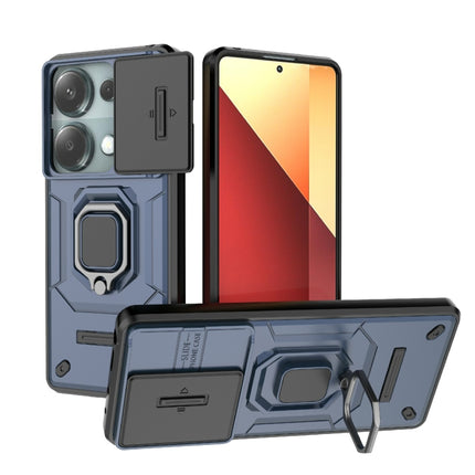 Sliding Camshield TPU + PC Shockproof Phone Case with Holder, For Xiaomi Redmi 13 4G Global, For Xiaomi Redmi Turbo 3 5G, For Xiaomi Redmi A3 4G Global, For Xiaomi Redmi Note 13 Pro 4G Global