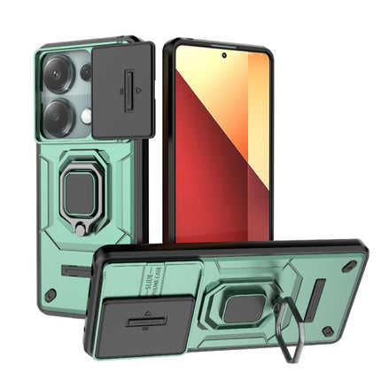 Sliding Camshield TPU + PC Shockproof Phone Case with Holder, For Xiaomi Redmi 13 4G Global, For Xiaomi Redmi Turbo 3 5G, For Xiaomi Redmi A3 4G Global, For Xiaomi Redmi Note 13 Pro 4G Global
