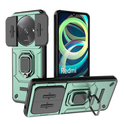 Sliding Camshield TPU + PC Shockproof Phone Case with Holder, For Xiaomi Redmi 13 4G Global, For Xiaomi Redmi Turbo 3 5G, For Xiaomi Redmi A3 4G Global, For Xiaomi Redmi Note 13 Pro 4G Global