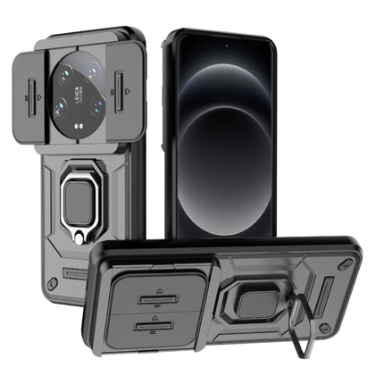 Sliding Camshield TPU + PC Shockproof Phone Case with Holder, For Xiaomi Redmi Note 13 4G Global, For Xiaomi Redmi K70E 5G, For Xiaomi Redmi Note 13R Pro 5G, For Xiaomi 14 Ultra