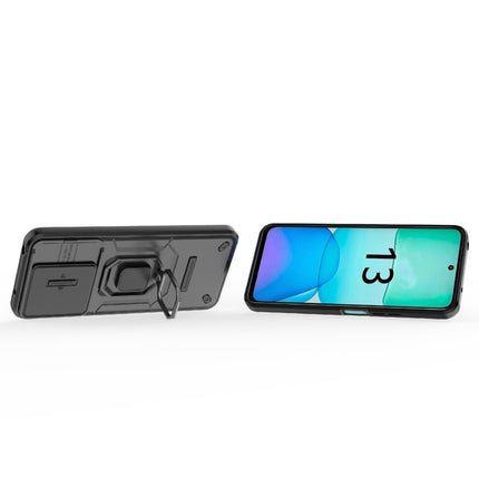 Sliding Camshield TPU + PC Shockproof Phone Case with Holder, For Xiaomi Redmi 13 4G Global, For Xiaomi Redmi Turbo 3 5G, For Xiaomi Redmi A3 4G Global, For Xiaomi Redmi Note 13 Pro 4G Global