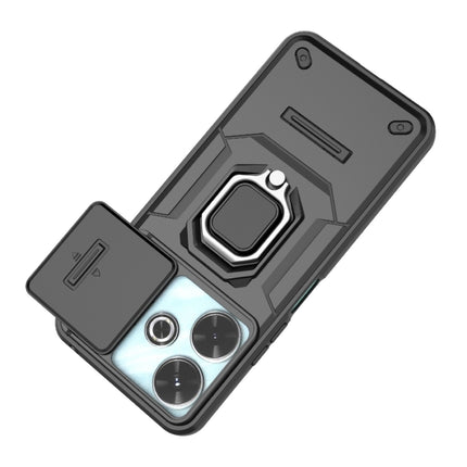 Sliding Camshield TPU + PC Shockproof Phone Case with Holder, For Xiaomi Redmi 13 4G Global, For Xiaomi Redmi Turbo 3 5G, For Xiaomi Redmi A3 4G Global, For Xiaomi Redmi Note 13 Pro 4G Global