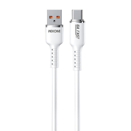 WK WDC-09a 6A USB to USB-C/Type-C Silicone Data Cable, Length: 1.2m, WDC-09a