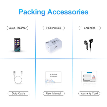 M15 Multi-function Smart Voice Recorder MP3 Hifi Sound Music Player Walkman, 4GB, 8GB, 16GB, 32GB