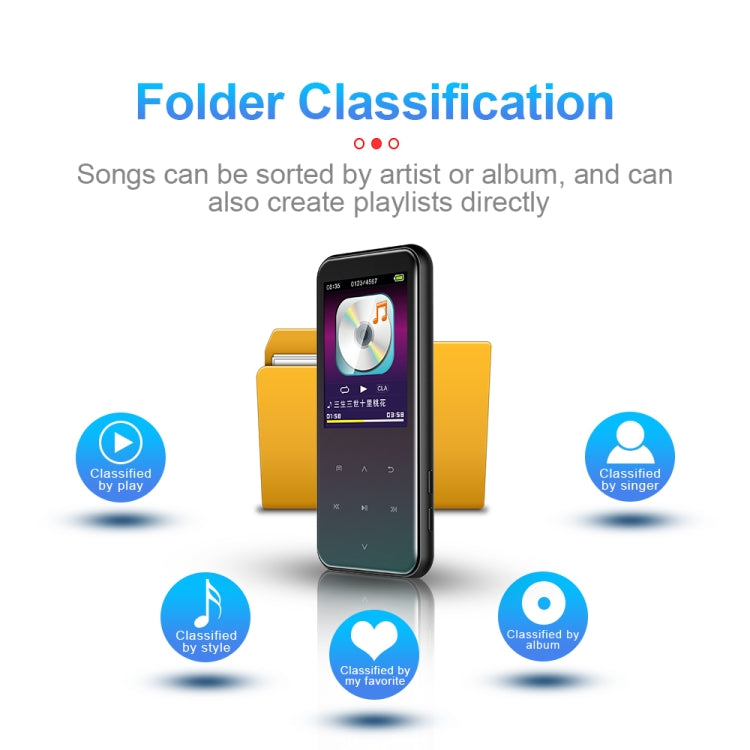 M15 Multi-function Smart Voice Recorder MP3 Hifi Sound Music Player Walkman, 4GB, 8GB, 16GB, 32GB