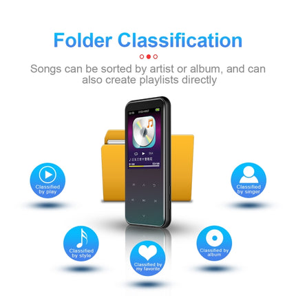 M15 Multi-function Smart Voice Recorder MP3 Hifi Sound Music Player Walkman, Bluetooth Version, 4GB, 8GB, 16GB, 32GB