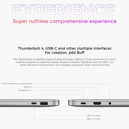 Portátil Xiaomi RedmiBook Pro de 14 pulgadas, versión china con Windows 11 Home, Intel Core i7-12650H de 12.ª generación, Deca Core MX550, gráficos discretos, i7-12650H MX550