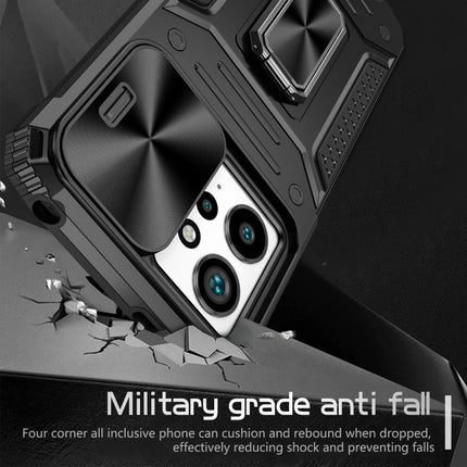 Camshield Robot TPU Hybrid PC Phone Case, For Redmi Note 12 4G / 5G Global, For Redmi Note 12 Pro Global, For Redmi Note 11 Pro 4G / 5G Global, For Redmi Note 11S Global