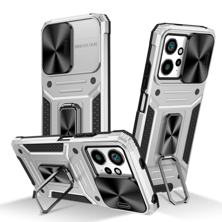 Camshield Robot TPU Hybrid PC Phone Case, For Redmi Note 12 4G / 5G Global, For Redmi Note 12 Pro Global, For Redmi Note 11 Pro 4G / 5G Global, For Redmi Note 11S Global