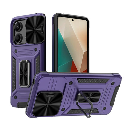 Camshield Robot TPU Hybrid PC Phone Case, For Xiaomi Redmi K70E 5G, For Xiaomi Redmi Note 13 5G, For Xiaomi Redmi Note 13 Pro 5G, For Xiaomi Redmi K60 Ultra