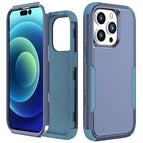 For iPhone 15 Pro / Royal Blue+Grey Green